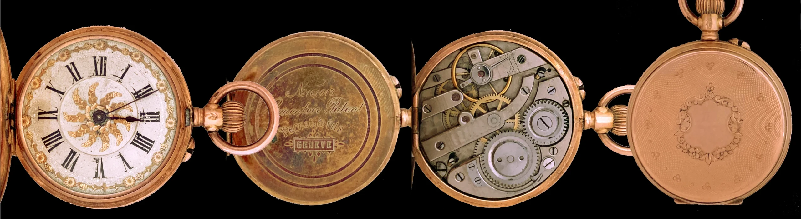 Montre de poche savonnette Perret Fils nº 161013