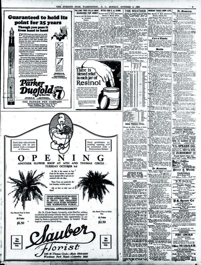 1922 10 02 GARANTIA PLUMIN Evening star., October 02, 1922