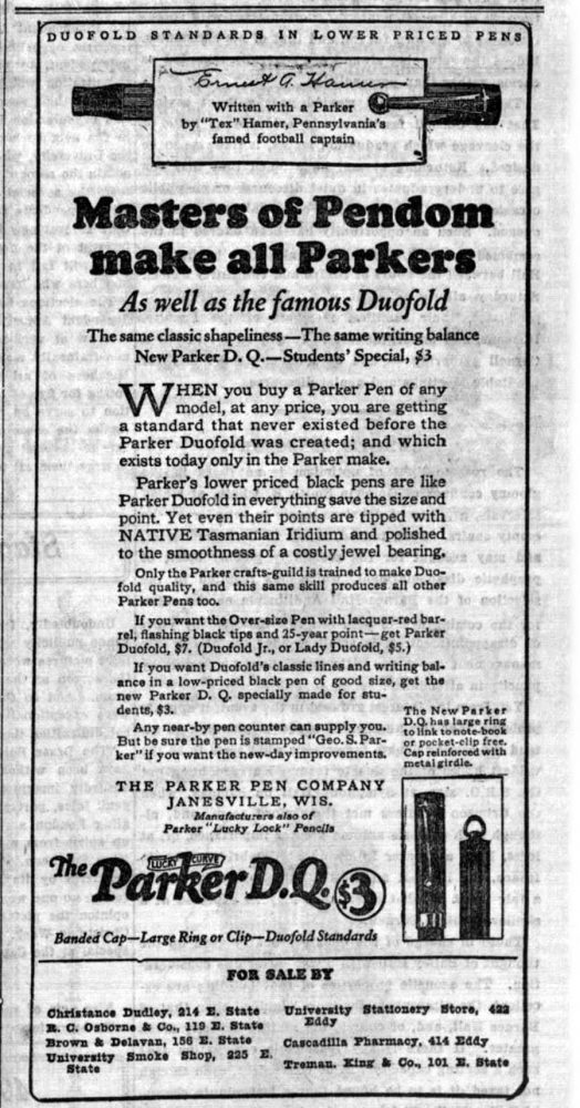 1923 10 11 balanced PendomThe Cornell Daily Sun, V