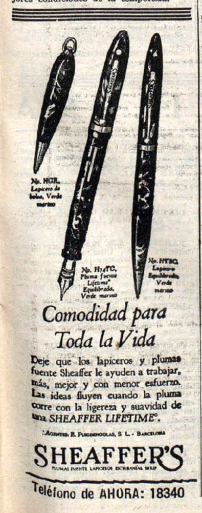 1931 11 07 Spanish ad Ahora