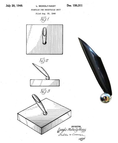 Moholy-Nagy design for Magnetix desk socket- receptacle.