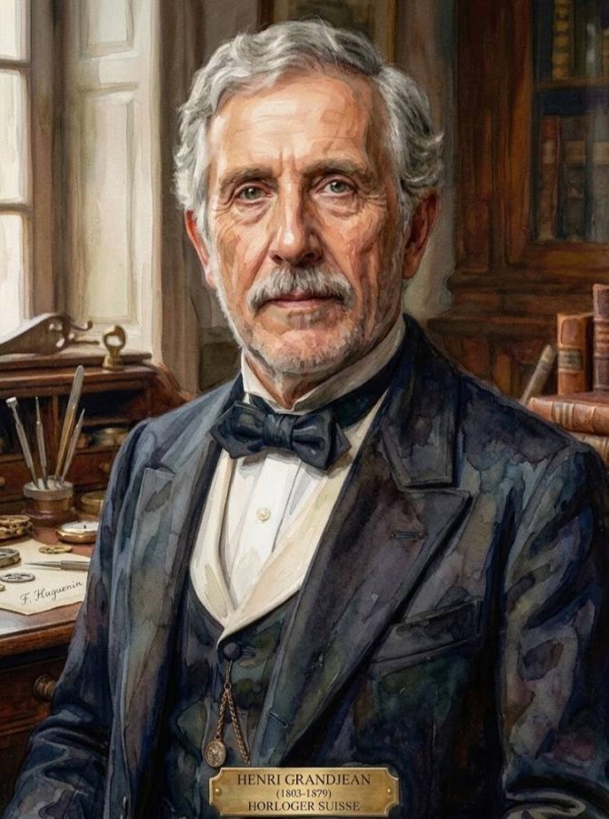Henri Grandjean (1803-1879). Horloger.