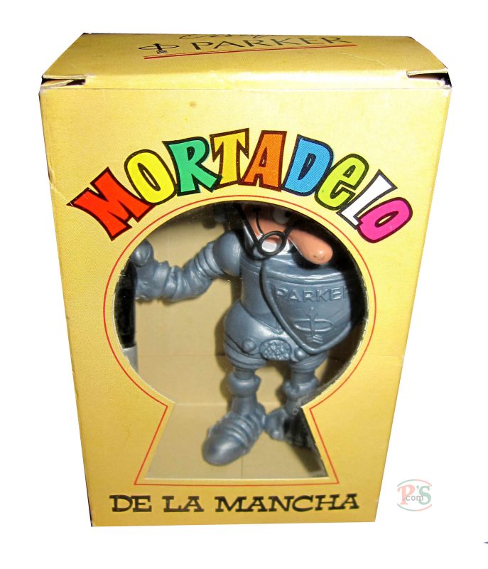 Mortadelo de la Mancha en su caja original (cortesía de D. Antonio Gonzalez Serrano. Barcelona)